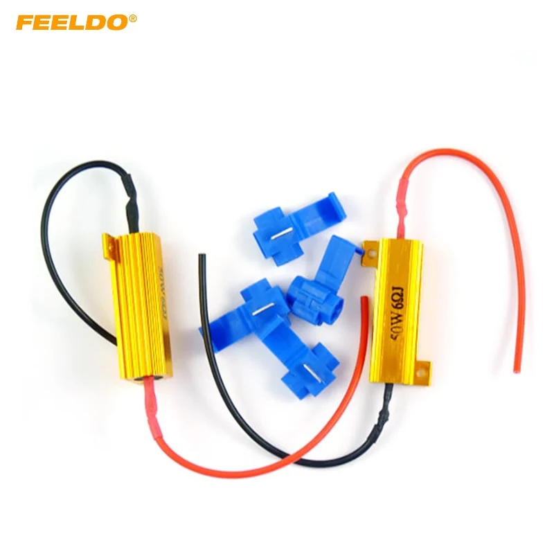 FEELDO 2Pcs 50W 6OHM SMD LED LOAD RESISTORS For TURN SIGNAL LIGHT FIX BULB OUT/ERROR/BLINK #FD-3430 | Автомобили и мотоциклы