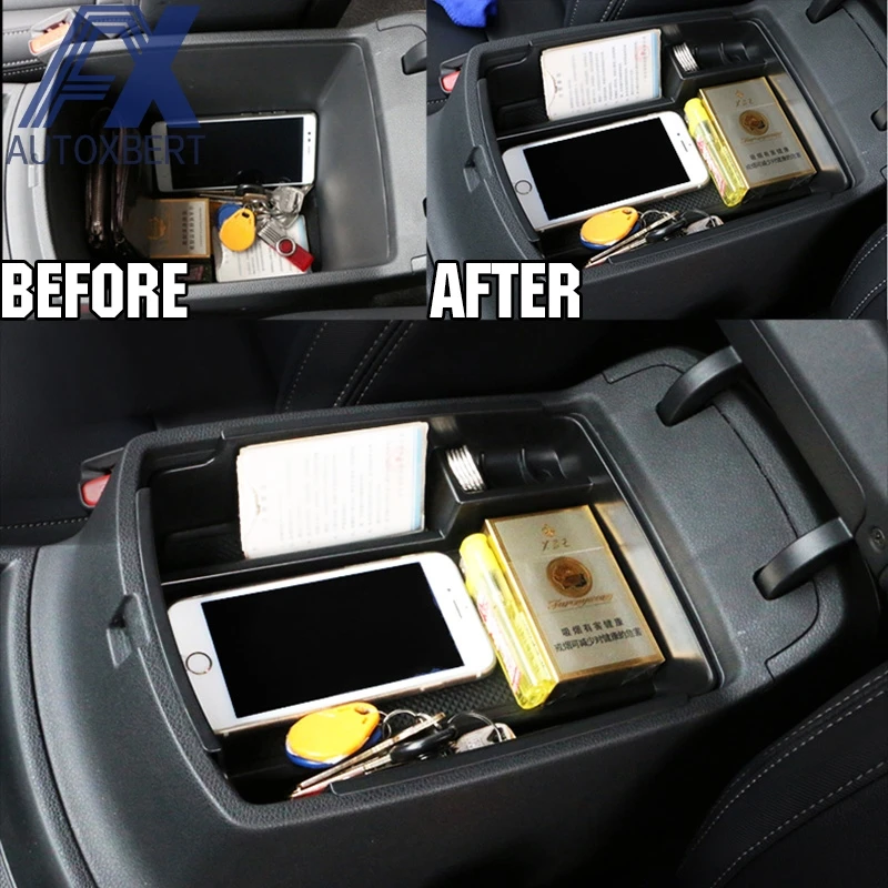 NewYall Double Layer Center Console Compartment Armrest Storage Box NewYall Double Layer Center Console Compartment Armrest Storage Box