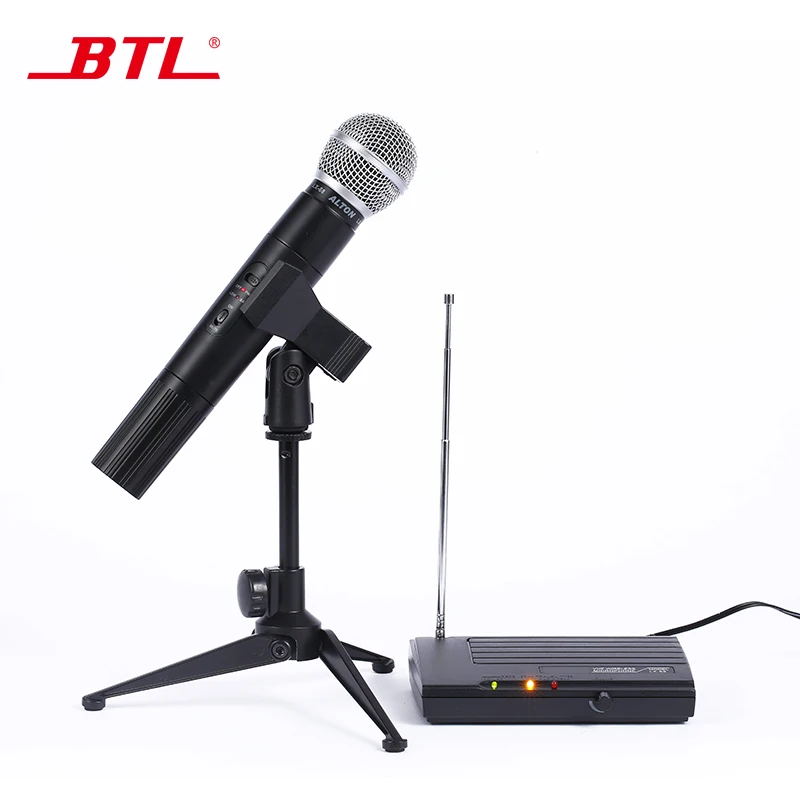 BTL Professional Wireless Microphone System VHF Single Channel Wireless