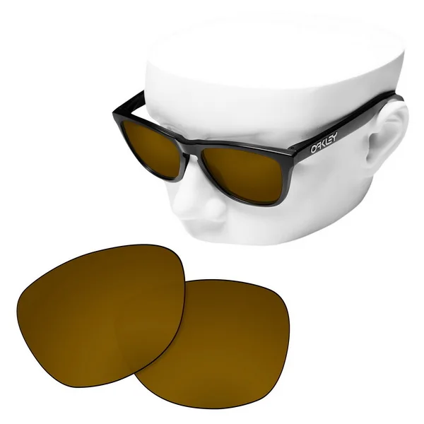 Peach Gold Поляризационные Сменные линзы для солнцезащитных очков Оукли Frogskins - Цвет линз: Peach Gold
