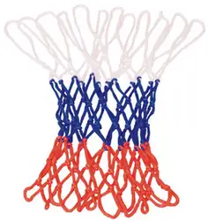 Горячие Продажи Стандартного размера красный нейлон белого и синего цвета Баскетбол чистая обруч цель обода сети сетки Баскетбол s