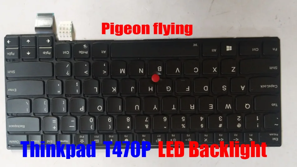 Оригинальная клавиатура Thinkpad T470P EUA светодиодный подсветка FRU 01EP468 01EP427