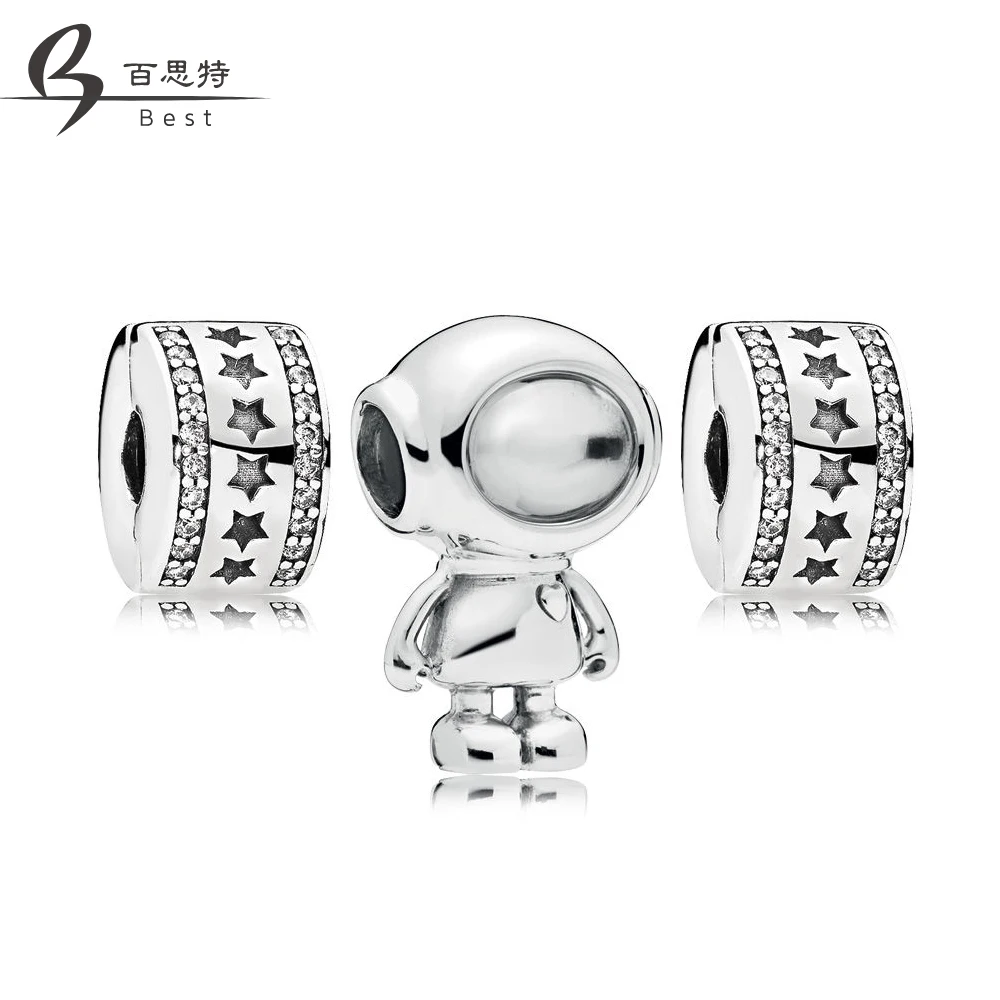 

BEST 100% 925 Sterling Silver New 1:1 RAU0535 Cosmo Charm Pack set Original Jewelry Gifts Free Shipping
