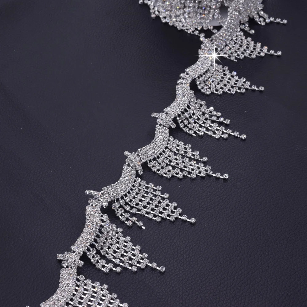 Tassel rhinestone trim HF-3294 (2)
