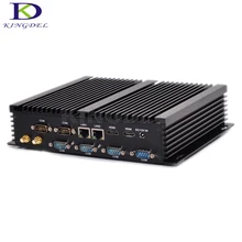Fanless desktop pc fast mini industrial computer embedded pc i3 4030Y Dual Core 8G RAM 128G ssd Haswell HTPC