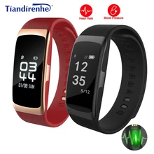 S68 умный Браслет Приборы для измерения артериального давления Часы Heart Rate Мониторы Одежда заплыва Водонепроницаемый Фитнес трекер smartband для IOS Android Mi band