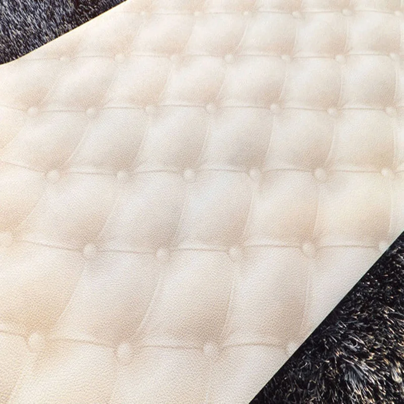 Imitation Leather Soft Package Wallpaper Roll PVC Waterproof Livingroom TV Wall Decoration Wallpaper Bedroom Papel De Parede 3D Imitation Leather Soft Package Wallpaper Roll PVC Waterproof Livingroom TV Wall Decoration Wallpaper Bedroom Papel De Parede 3D