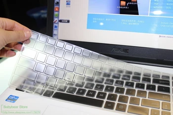 

Tpu Keyboard Protector Skin Cover For Asus Fx50Jk F555Ld Fl5000Cc F751Ldv Fl5500Ld F554L Fx Fx-Plus Fx50J A556 Fl5900 15.6 Inch