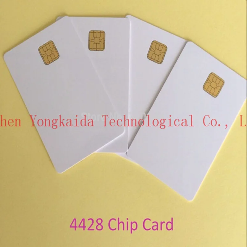 800 шт./лот Fudan4428 ПВХ Карта ISO7816 Fudan 4428 чип Контактная смарт IC карта|Карты контроля