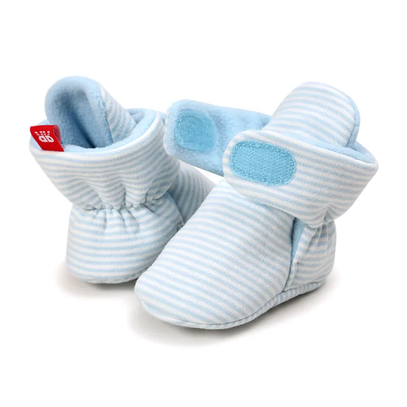 Зимние теплые ботинки унисекс из искусственного флиса для новорожденных; классические ботинки для мальчиков и девочек