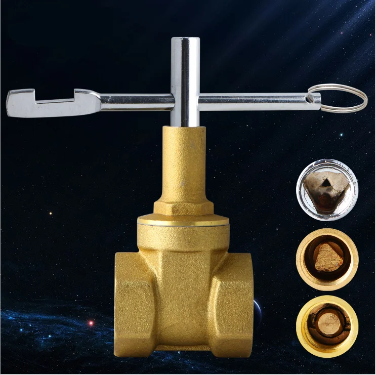 Water meter key water meter front valve key locking valve key