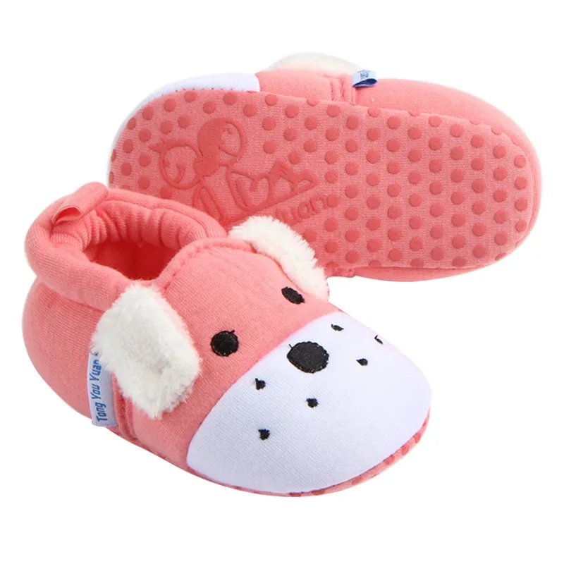 8 Styles Baby Shoes Infant Boys Girls Soft Cotton Anti Slip Moccasins Toddler Cartoon First Walkers for 3-11 Months