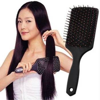 

New Fashion Confortable Professional Healthy Paddle Cushion Hair Loss Massage Brush Hairbrush Comb Scalp Care Styling Tools