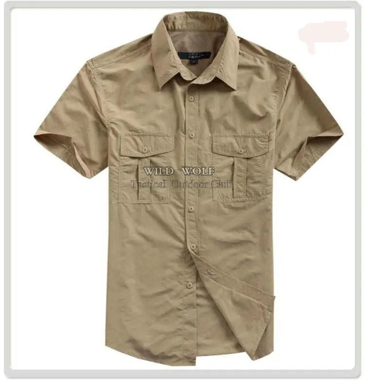 Мужская Летняя уличная спортивная рубашка с коротким рукавом, армейский боевой тактический дышащий Быстросохнущий супер светильник, футболка, одежда для охоты - Цвет: TA