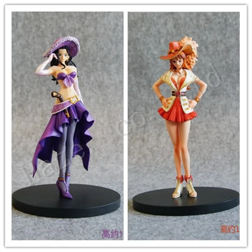 

2Pcs One Piece Robin Nami PVC New Box Complete Figure Toy