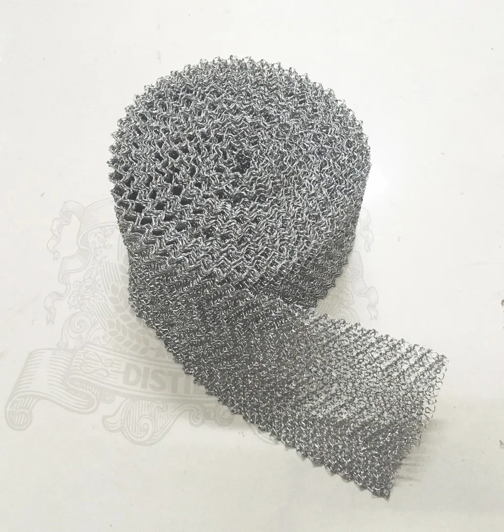 Mesh for distillation stainless steel AISI304 length 10m width 10cm 4 wire diameter 0 15mm