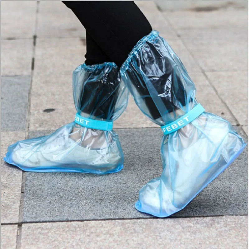 PVC Adjustable Rain Shoe Cover Style Beam Port Overshoes Waterproof