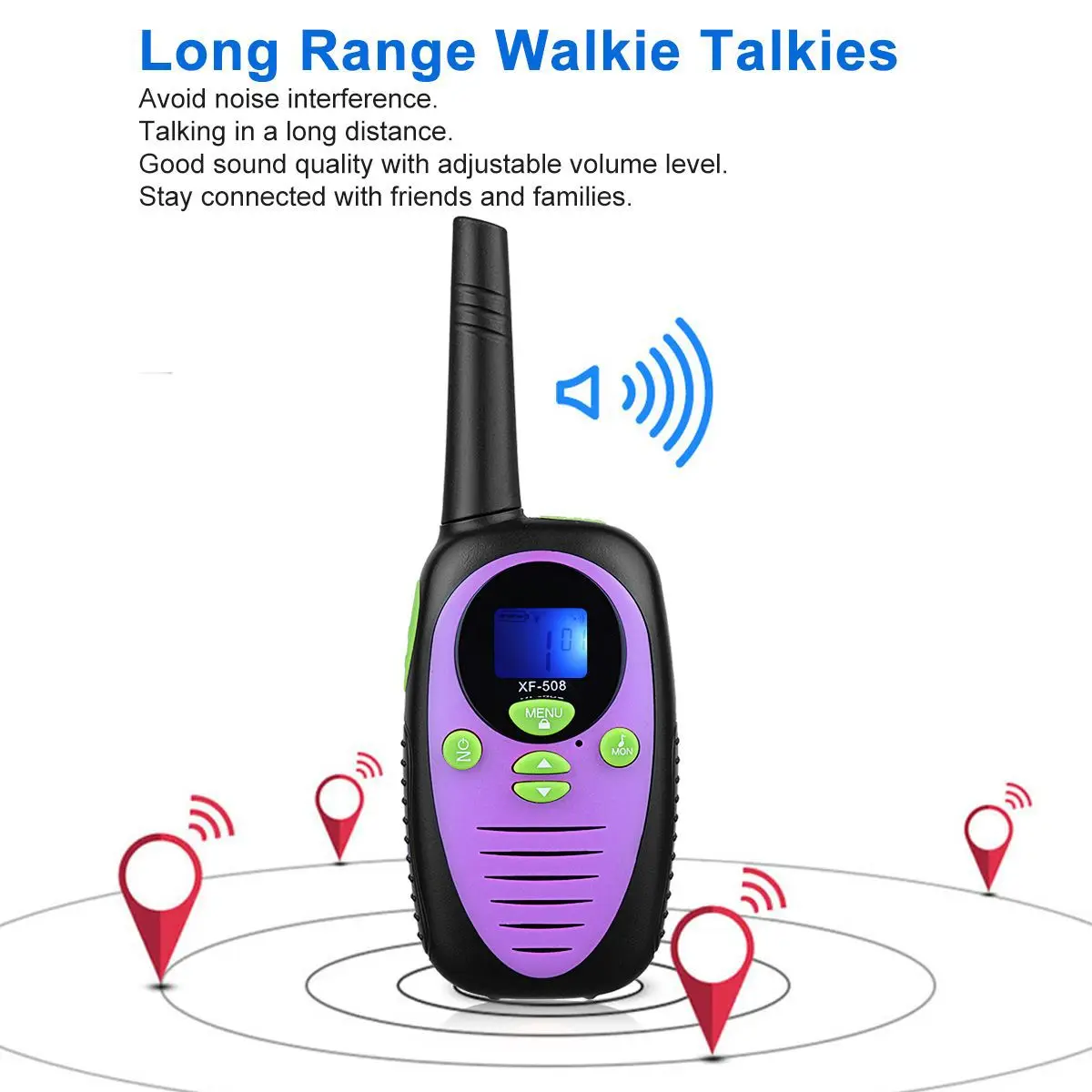 Portátil do Brinquedo das Crianças Conveniente para a Comunicação Juguetes para ni os Walkie-talkie Juguetes para ni os 0.5 w é 3 Walkie Talkies de brinquedo