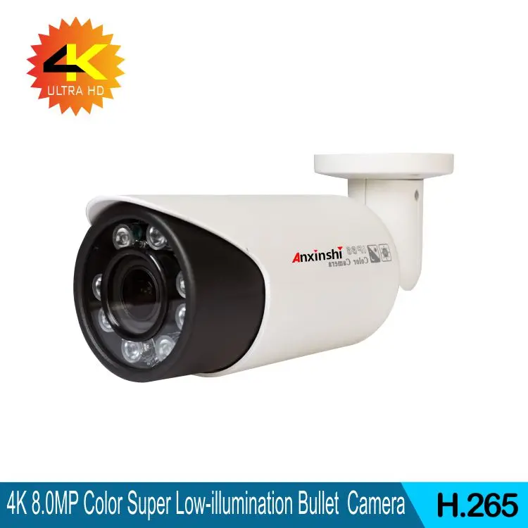 Цветная ip камера SonyIMX274 + HI3519A с низкой ценой 1/2 5 вариофоальная 3 6 11 мм объектив 4K