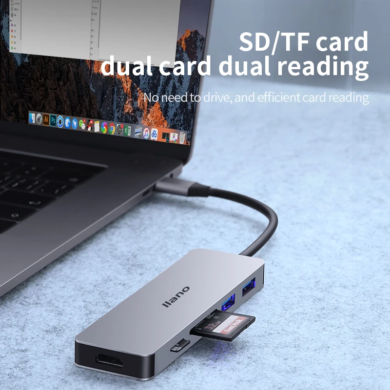 

USB C Hub Thunderbolt 3 Type C Phone Adapter OTG for Macbook Chromebook Samsung S8 S9 Huawei xiaomi air Notebook Laptop HDMI