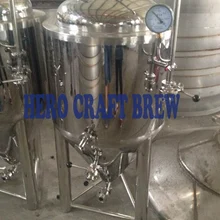 Пивоваренный резервуар из нержавеющей стали 100л для брожения пива для микропивоварения конические резервуары для брожения