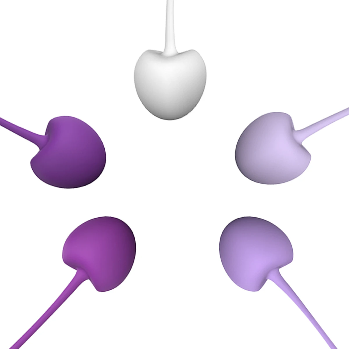  Cherry Safe Silicone Smart Ball Kegel Ben Wa Balls Vaginal Squeeze Sports Machine Masturbation Geis