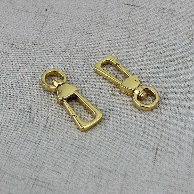 Высокое качество Deep gold карабины 4 шт. 30 Поворотная застежка оснастки крючки толстый кожаный кошелек сумки регулируется запчасти, оборудование