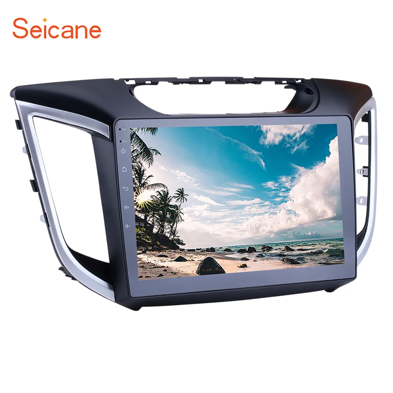 

Seicane 10.1" Android 8.1/7.1 Car Radio Bluetooth GPS Navigation for 2014 2015 Hyundai IX25 HD touchscreen Multimedia Player