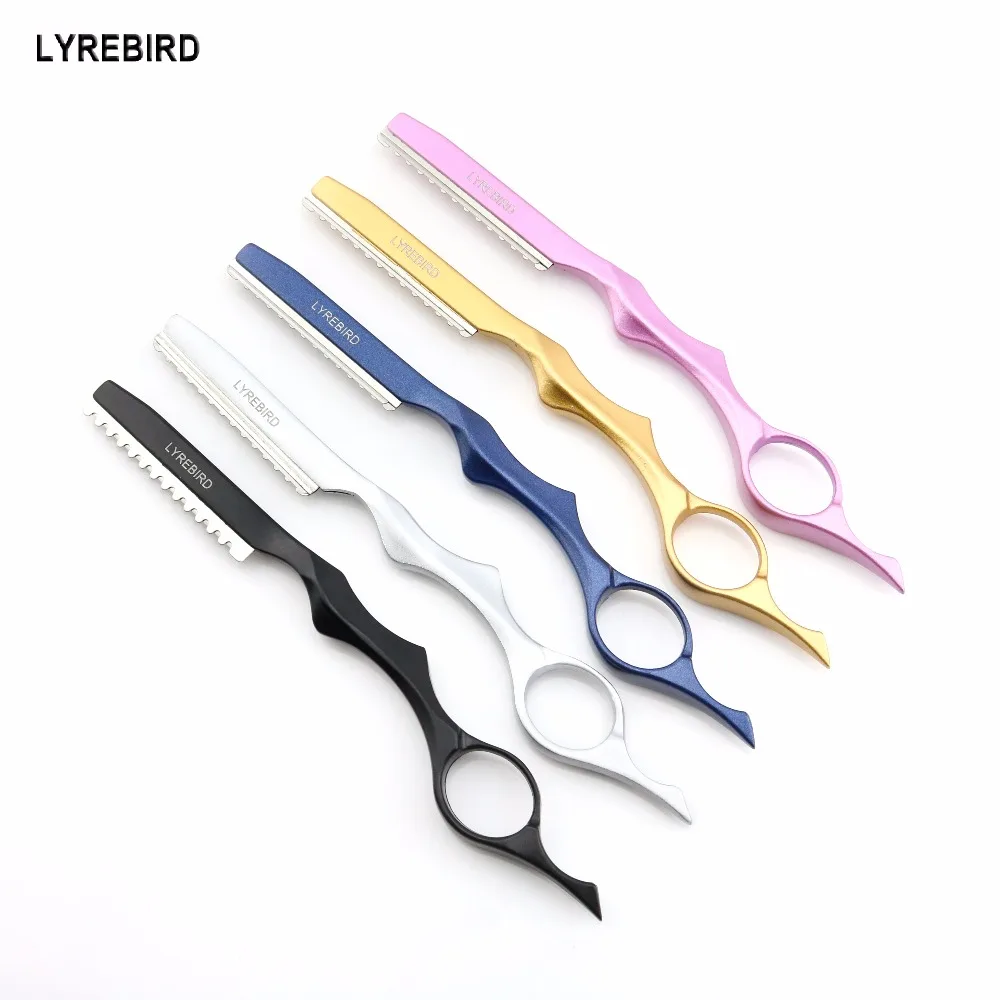 Straight Razor Hair Thinning Razor Replaceable Blade Razor Black