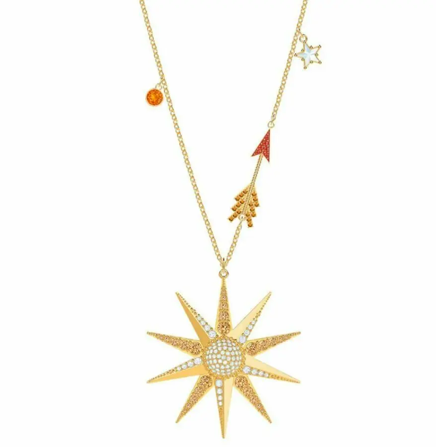 

High quality SWA Sunshine Necklace 1:1. Elegant women's necklaces