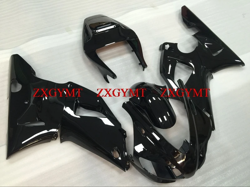 

Plastic Fairings for YZF R1 1998 - 1999 Plastic Fairings YZF1000 R1 1999 glossy Black Motorcycle Fairing YZFR1 1998