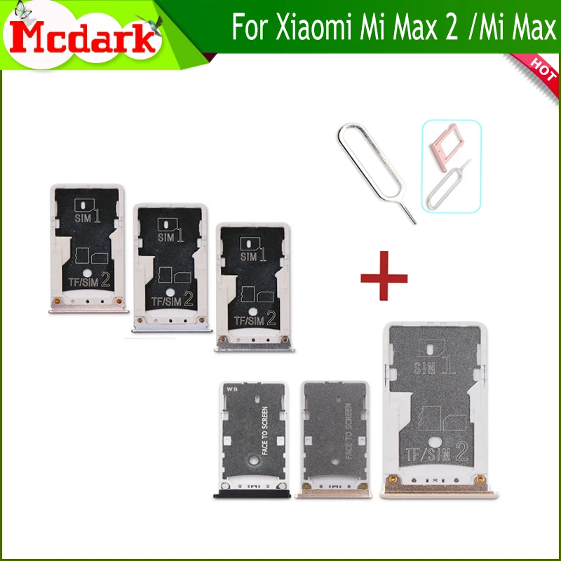 Держатель лотка Nano SIM /Micro для Xiaomi Mi Max адаптеры Sim-карт детали 2 + Инструмент