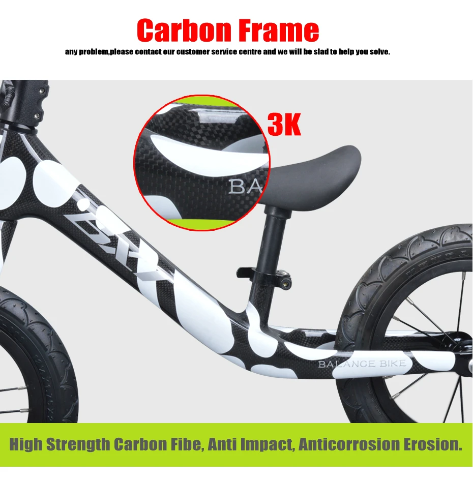 Excellent The latest ultra-light child balance bicycle/carbon fiber bicycle in 2018 is suitable for walkers of 2~6 years old children. 16