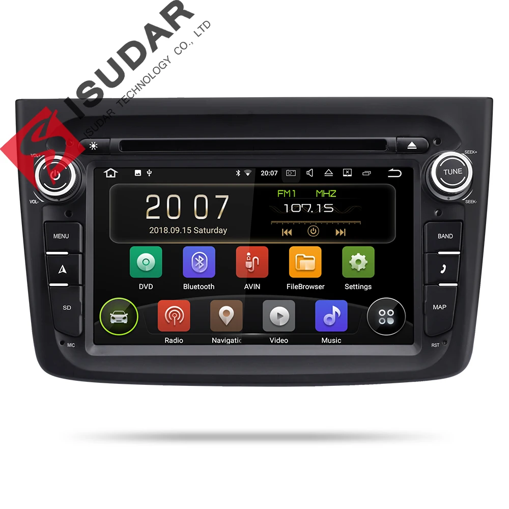 Isudar 2 Din Auto font b Radio b font Android 9 For Alfa Romeo Mito 2008