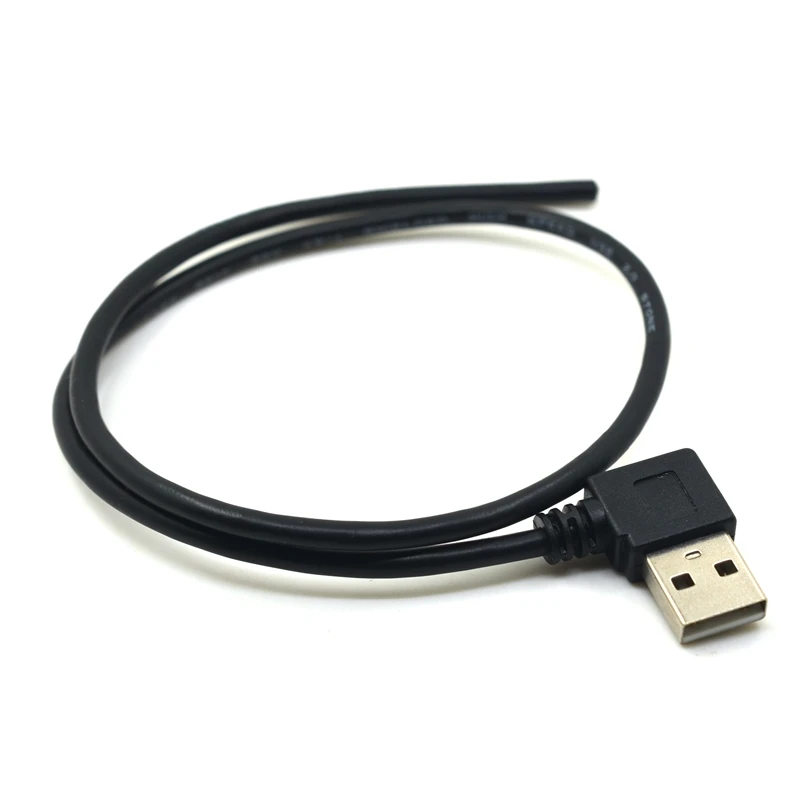 Прямой Угловой кабель 90 градусов USB 2 0 A Тип папа к 4 проводам открытый для