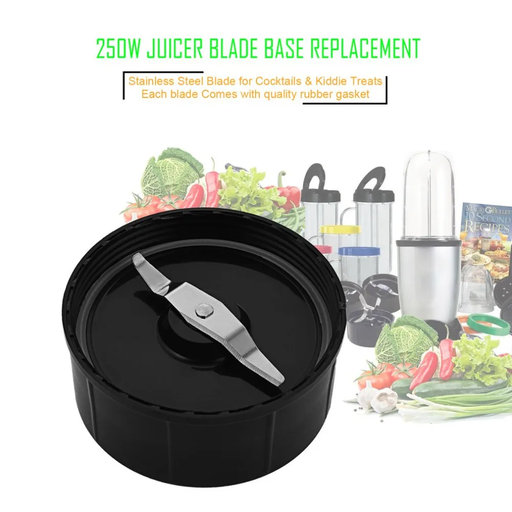 

Two Patterns 250W Durable Stainless Steel Superior Performance Blender Juicer Mixer Blade Base Seat Replacement Parts Household