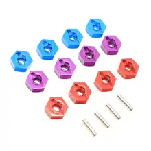 4PCS 12mm Wheel Hex Drive Hub Adapter Combiner Coupler With Pins Screws For HSP HPI Redcat Tamiya Traxxas RC4WD D90 1/10 RC Car 4PCS 12mm Wheel Hex Drive Hub Adapter Combiner Coupler With Pins Screws For HSP HPI Redcat Tamiya Traxxas RC4WD D90 1/10 RC Car