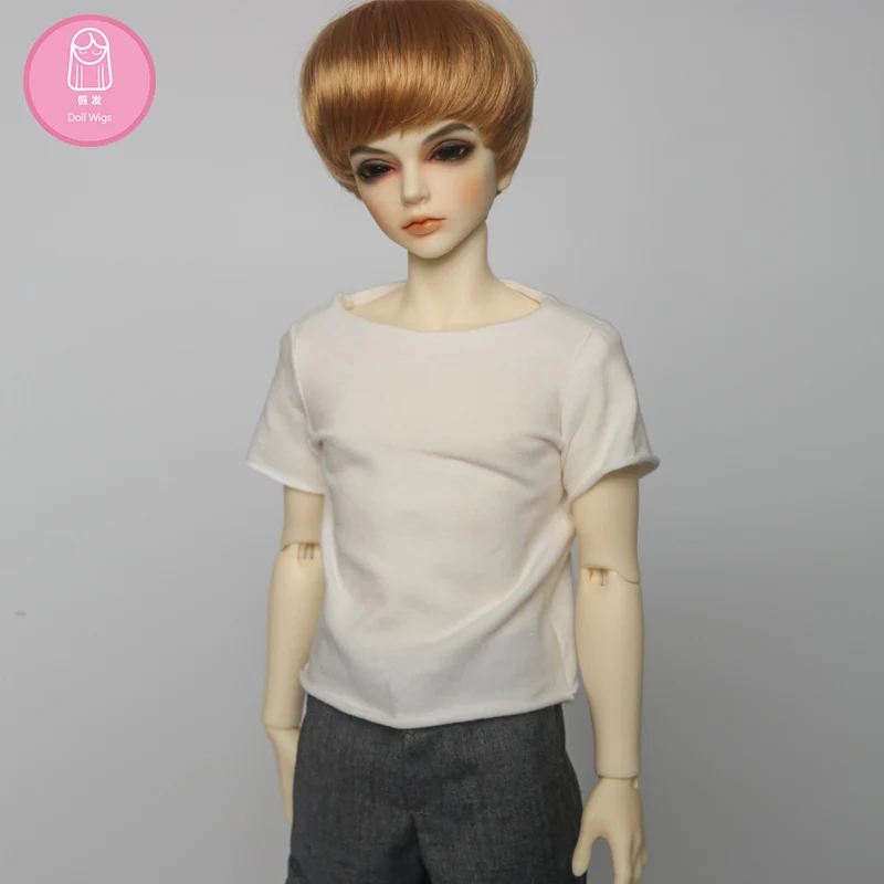 Парик для BJD куклы bjd парик 7-8 дюймов 1/4 высокотемпературный парик для мальчика короткие волосы кукольные парики с челкой модный тип стильные волосы