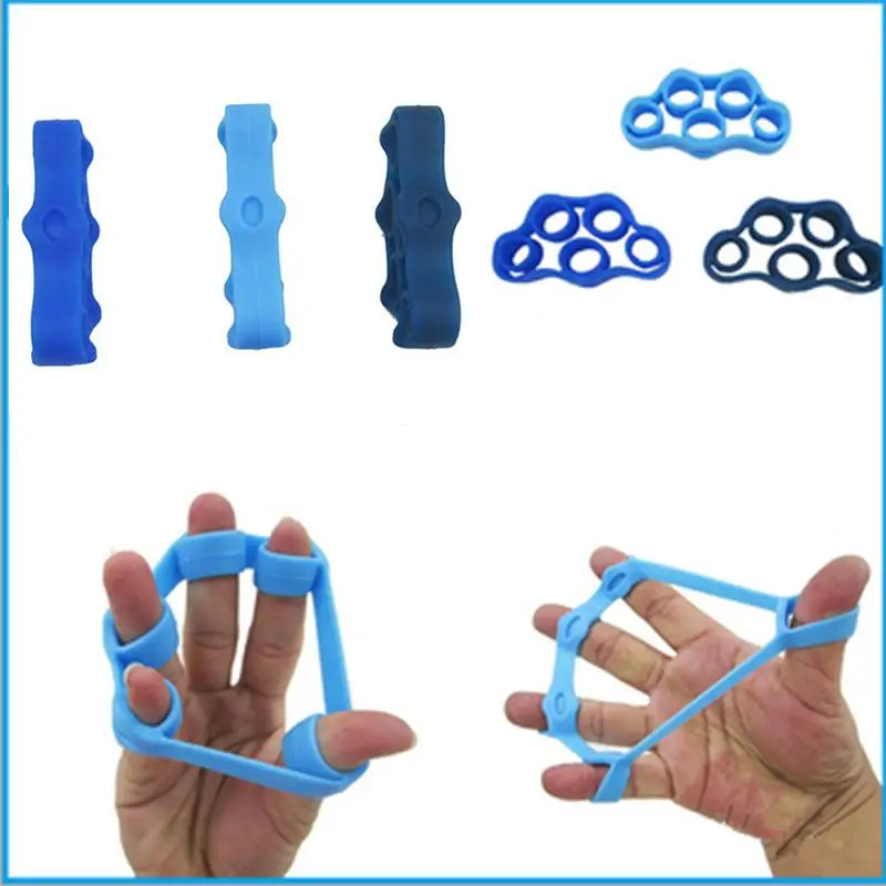 

Hand Finger Trainer Tension Tools Strength Exerciser Muscle Power Training Blue