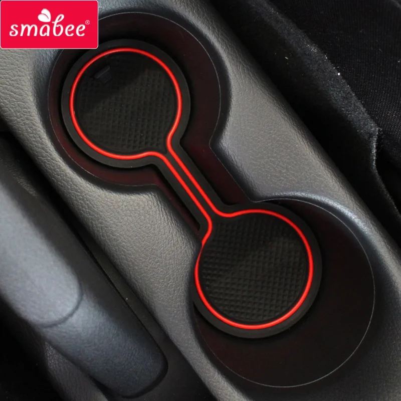 

Car Gate Slot Mats For NISSAN KICKS Interior Accessories Door Pad Cup Dust Mat Water Coaster Non-Slip Groove Pad Car Sticker
