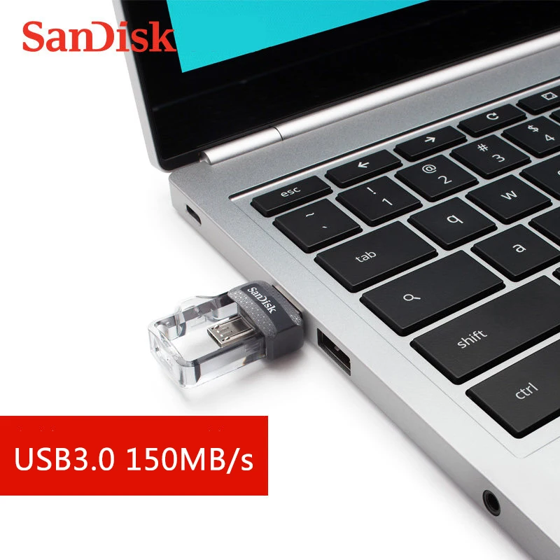 Sandisk USB флеш накопитель 128 Гб 64 ГБ 32 16 двойной OTG Высокая скорость sdd3 память U диск 3 0