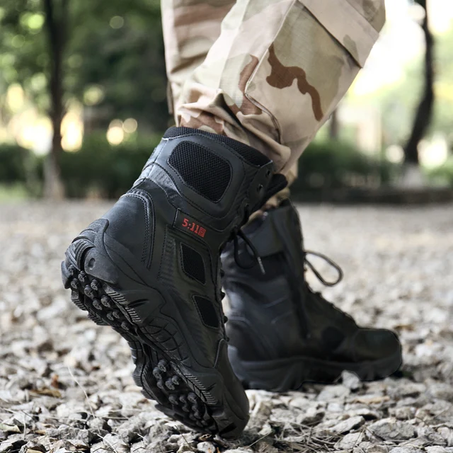 Men Hiking Outdoor Boots 2018 Mens Climbing Trekking Mountain Hunting Shoe Man Camping Military Tactical Boot Male