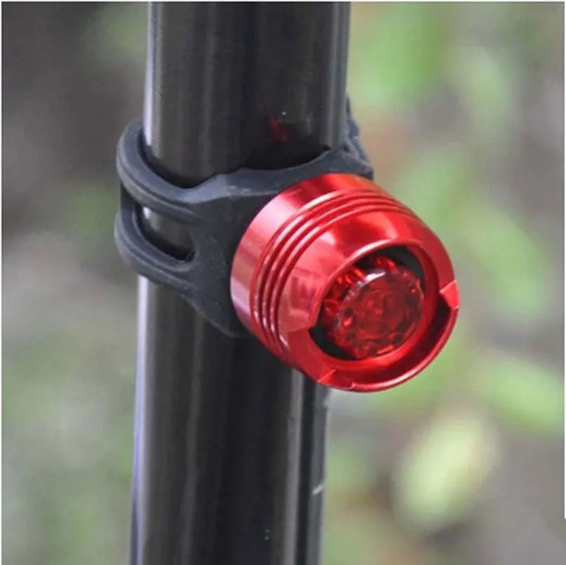 Clearance Bike LED Aluminum Flashlight Cycling Helmet Bike Front Lamp Back Tail Rear Light Bike Accessories Bicycle Light Bike Reflector 4