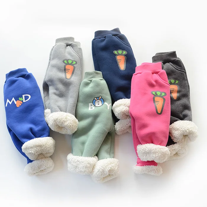 Rampampam kids pants 2017 children winter pants for boys warm trousers carrors baby Cashmere harems pants
