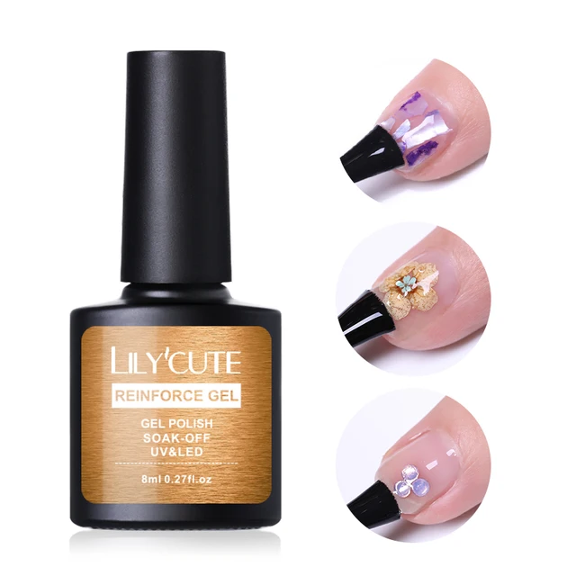 Buy LILYCUTE 8ml Fiber Base Coat Glass Fiber