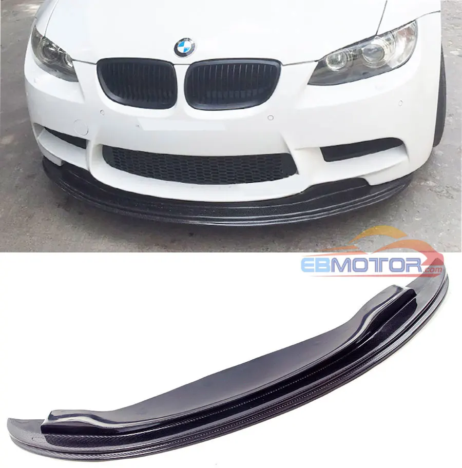 GTS STYLE Real carbon fiber front lip spoiler for BMW E90 E92 E93 M3 Sedan   Coupe Convertible 2008-2013 B313