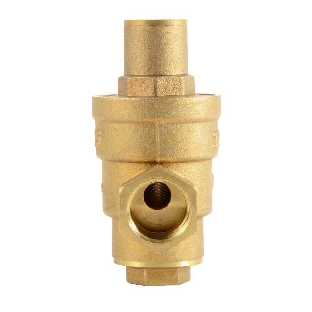 DN15 1/" латунные клапаны для снижения давления воды регулируемый предохранительный клапан с манометром AD013