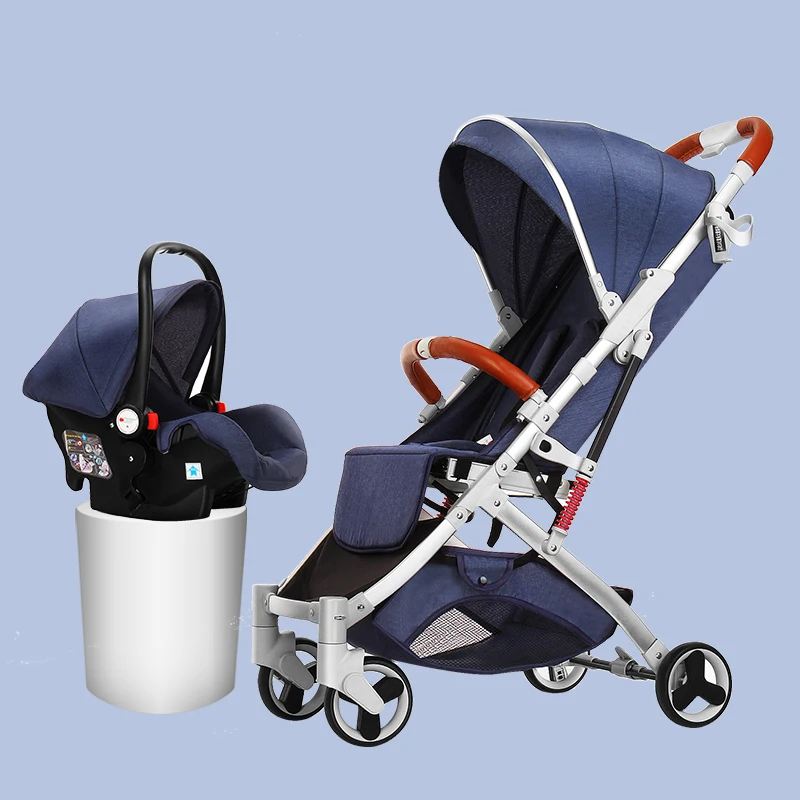 Детская коляска 3 в 1, популярная Роскошная коляска для мамы, многофункциональная коляска с четырьмя колесами, коляска с автомобильным безопасным сиденьем