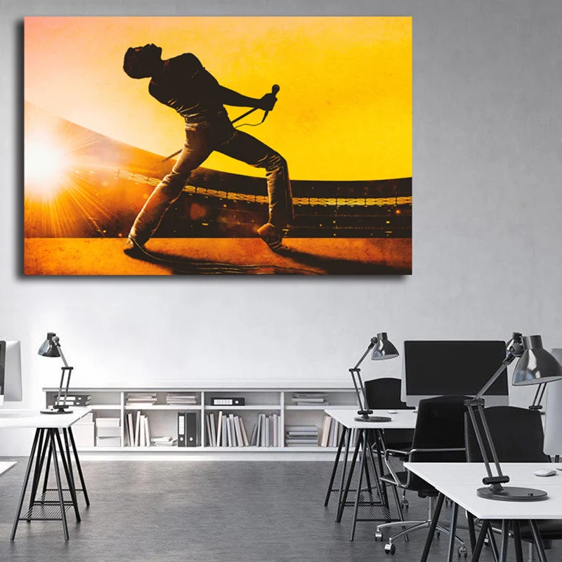 

Queen Freddie Mercury Bohemian Rhapsody Art Canvas Poster Painting Wall Picture Print Modern Home Bedroom Decoration Accessories