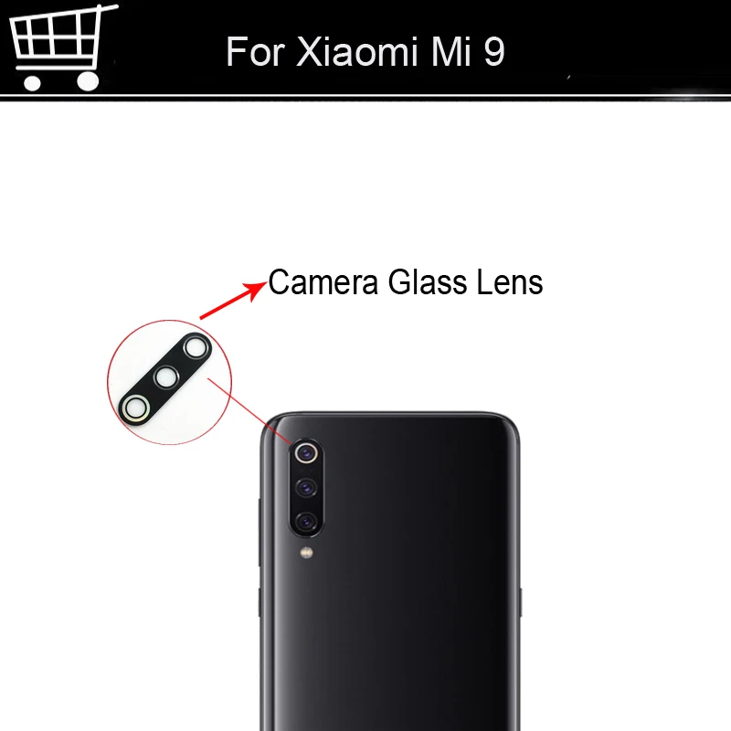 Сменный стеклянный объектив для задней камеры Xiaomi Mi 9 запасные части ремонта